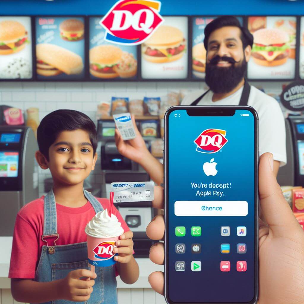 cashback and rewards with apple pay at dairy queen