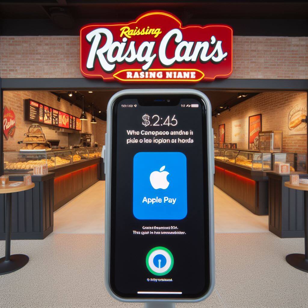 does raising cane's accept apple pay