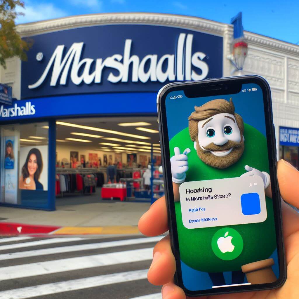 setting up apple pay for marshalls shopping